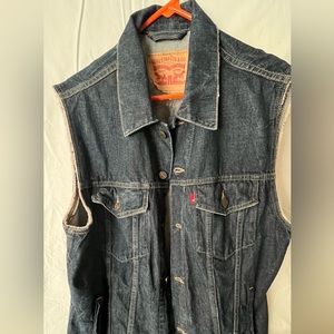 Mens Levi Strauss & Co Denim Vest - Sz XL